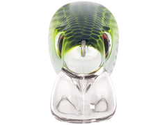 Livingston Lures Stick Master 127 chrome-xxx shad close-up hook shows Mustad hardware