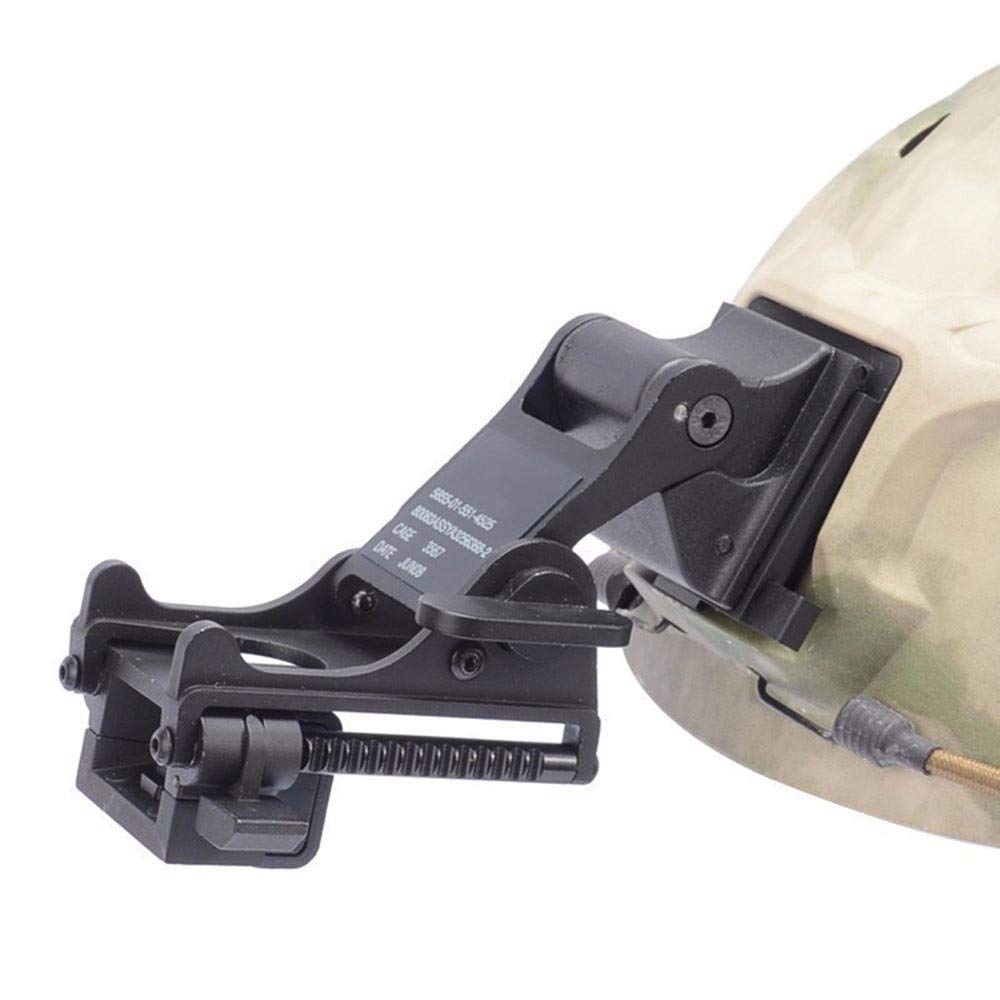 LIVIQILY Rhino NVG mount bracket front view for adjustable night vision fit.