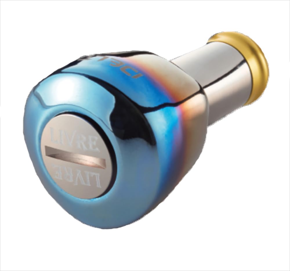 Livre D27FGL-1 close-up of triangular titanium knob with secure three-finger grip