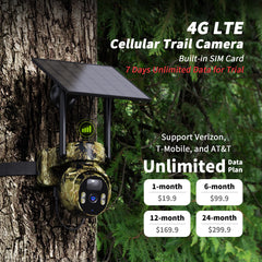 LIWAN solar-powered trail camera image highlighting off-grid power capability