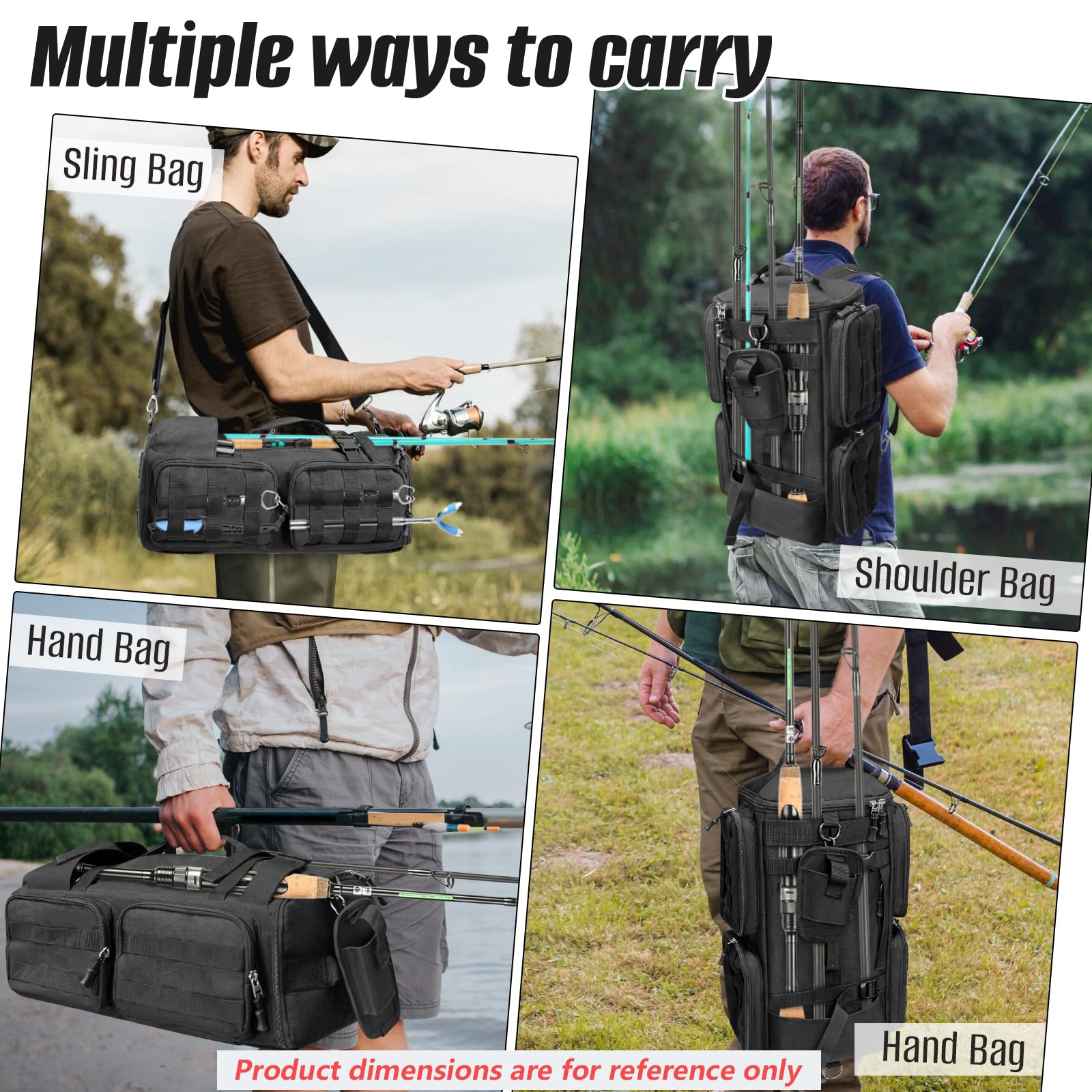Hidden dual straps and detachable strap on LIWSHWZ backpack