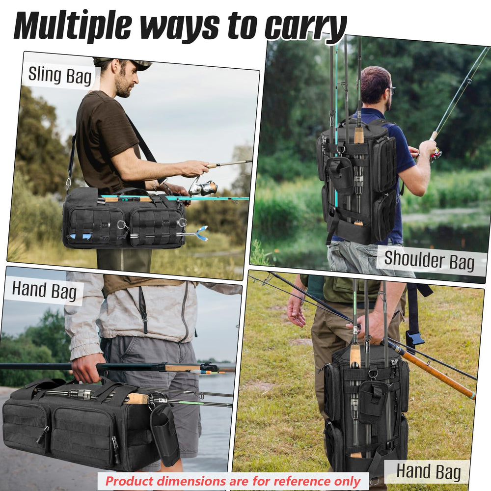 Hidden dual straps and detachable strap on LIWSHWZ backpack