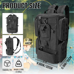 Thick padded back panel of the LIWSHWZ bag