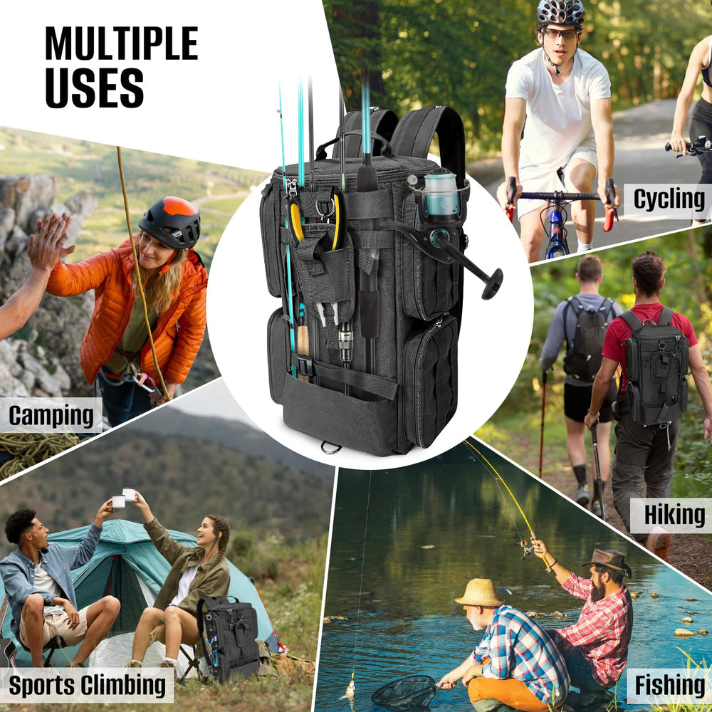 Fits two to three 3600/3700 tackle boxes in LIWSHWZ pack