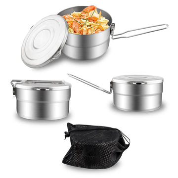 Lixada durable 304 stainless steel withstands high temperatures and corrosion.