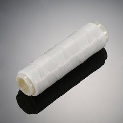 Close-up of elastic bait thread spool
