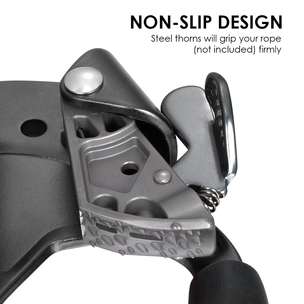 Lixada ascender body made from aviation aluminum-magnesium alloy for strength and lightness
