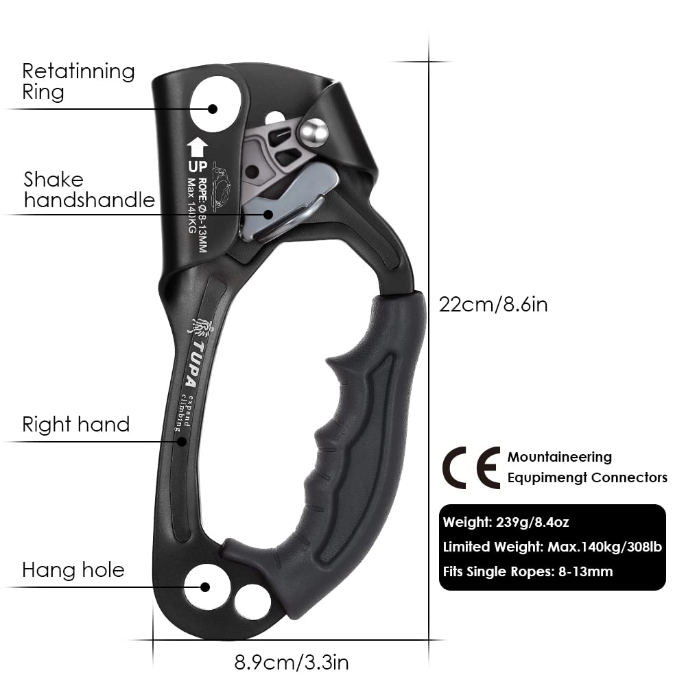 Lixada ascender ergonomic rubber handle enabling one-handed control
