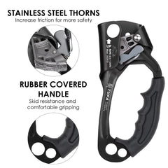 Lixada ascender stainless steel cam for reliable grip in wet conditions