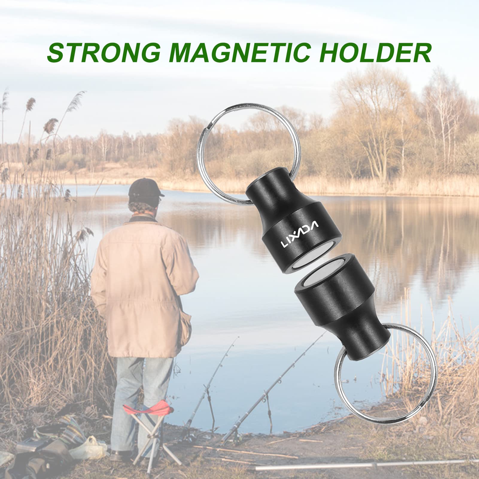 Lixada aviation aluminum magnet clip resists corrosion for durable outdoor use.