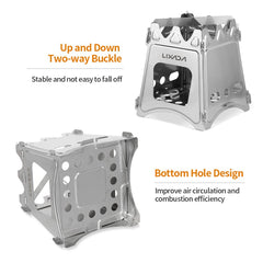 Lixada backpacking stove lightweight 358g for easy carry