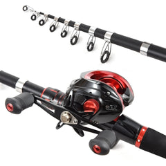 Lixada baitcasting reel with 7.2:1 gear for precise control.