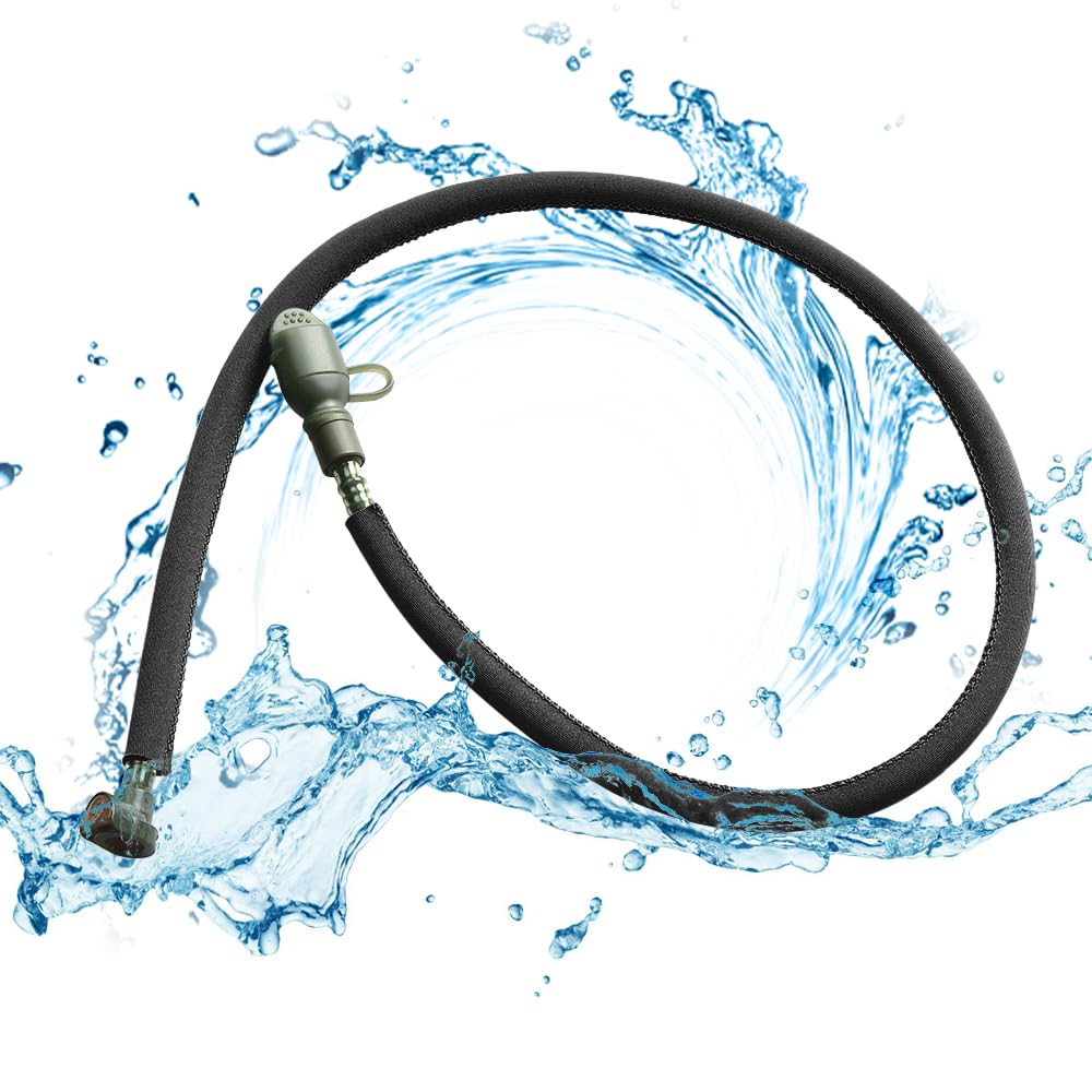 Lixada blue tube cover keeps drinks cooler on extended hikes.