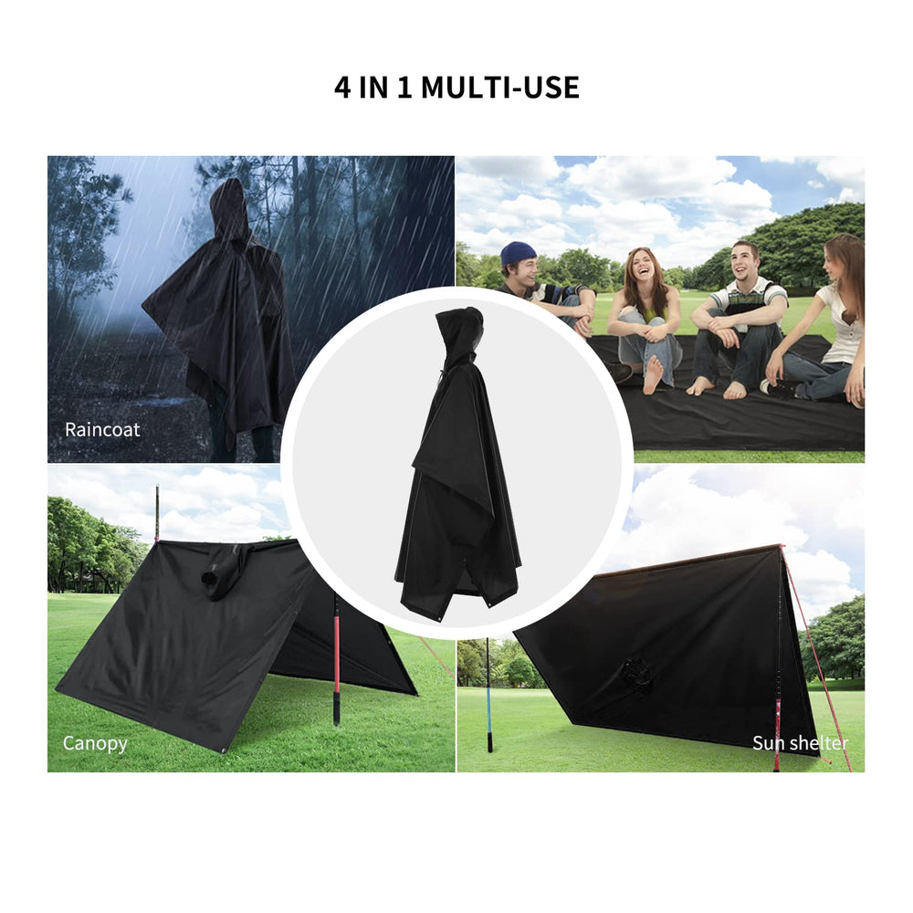 Lixada camouflage rain gear suitable for hiking and outdoor trips