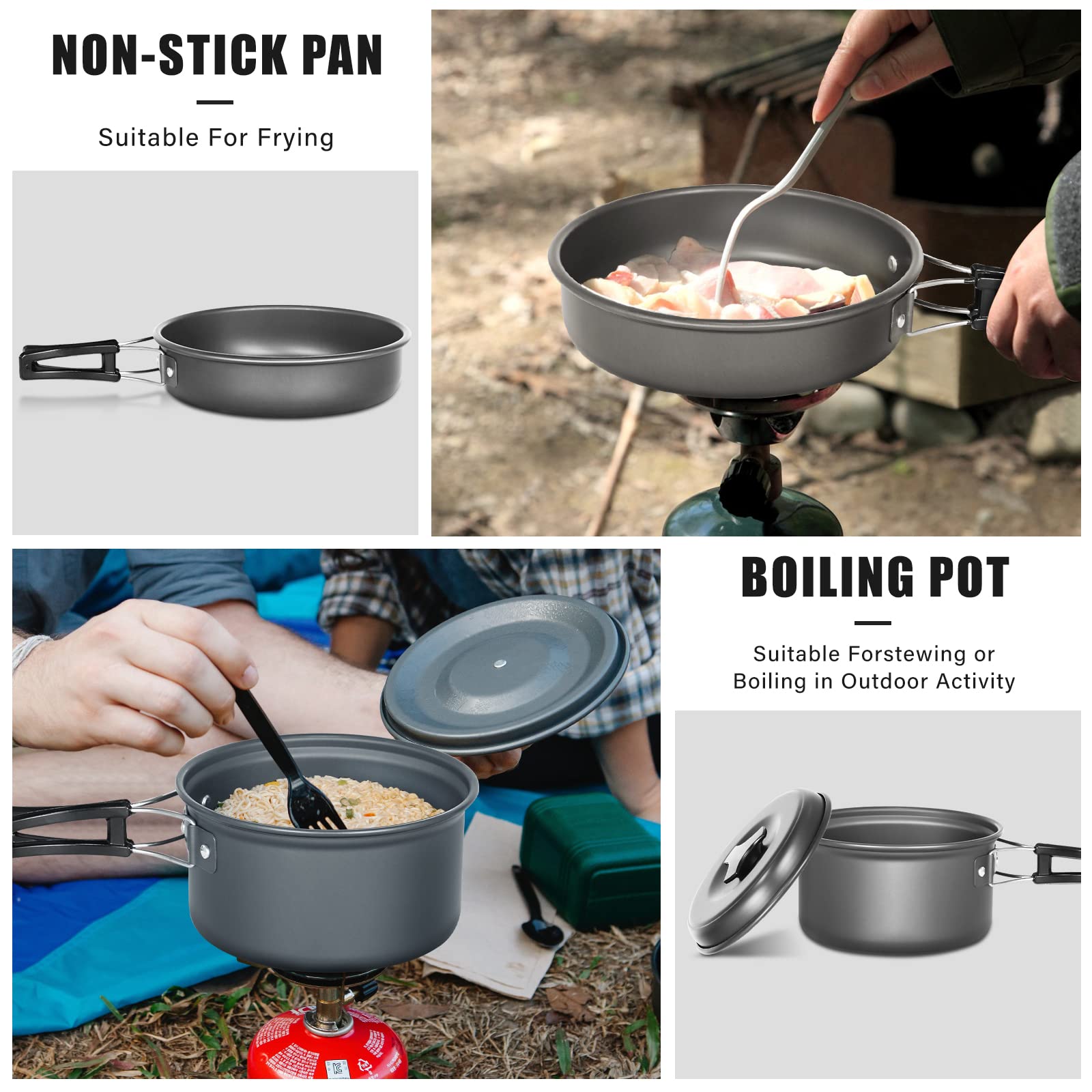 Lixada storage bag keeps your mess kit organized and portable