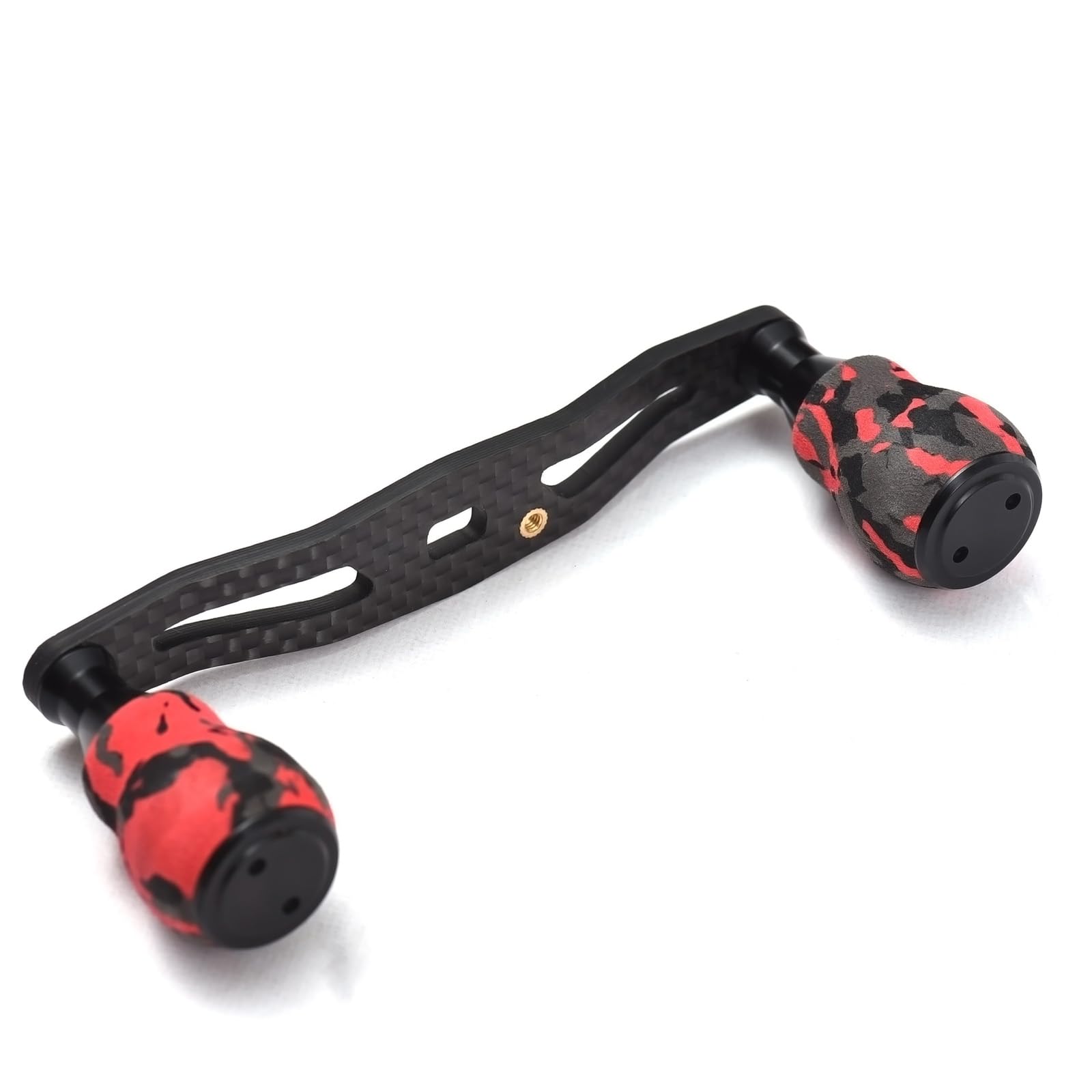Lixada carbon baitcasting handle left view improves balance for casting precision