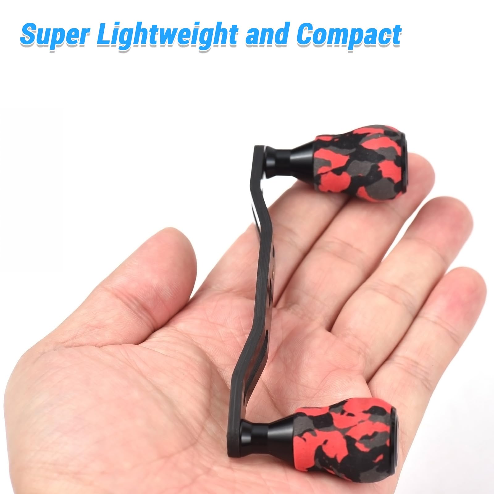 Lixada carbon baitcasting handle right view increases reel control