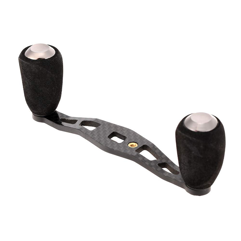 Lixada carbon fishing reel handle with ultralight carbon construction