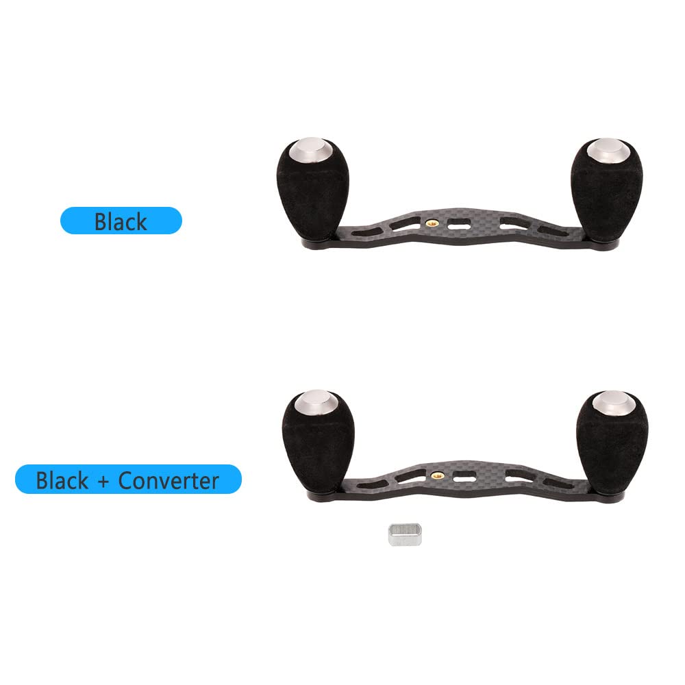 Slim, lightweight carbon reel handle profile