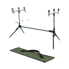 Lixada carp pod stand with 6 holders for versatile multi-rod carp fishing.