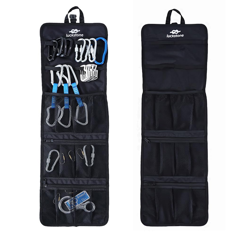 Lixada climbing quickdraw bag folded compact for easy backpack packing