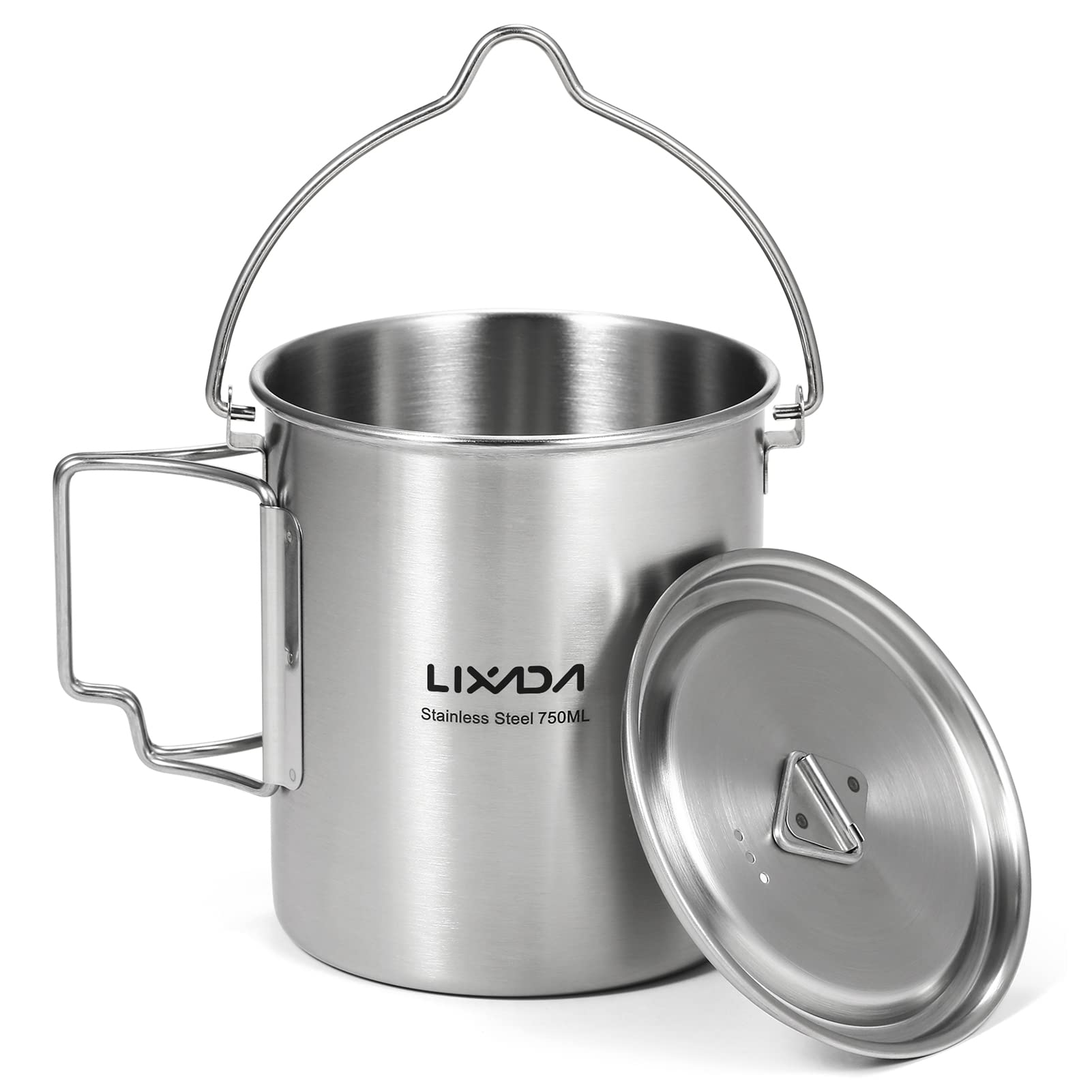 Lixada 750ml compact foldable cup emphasizes capacity in a portable form