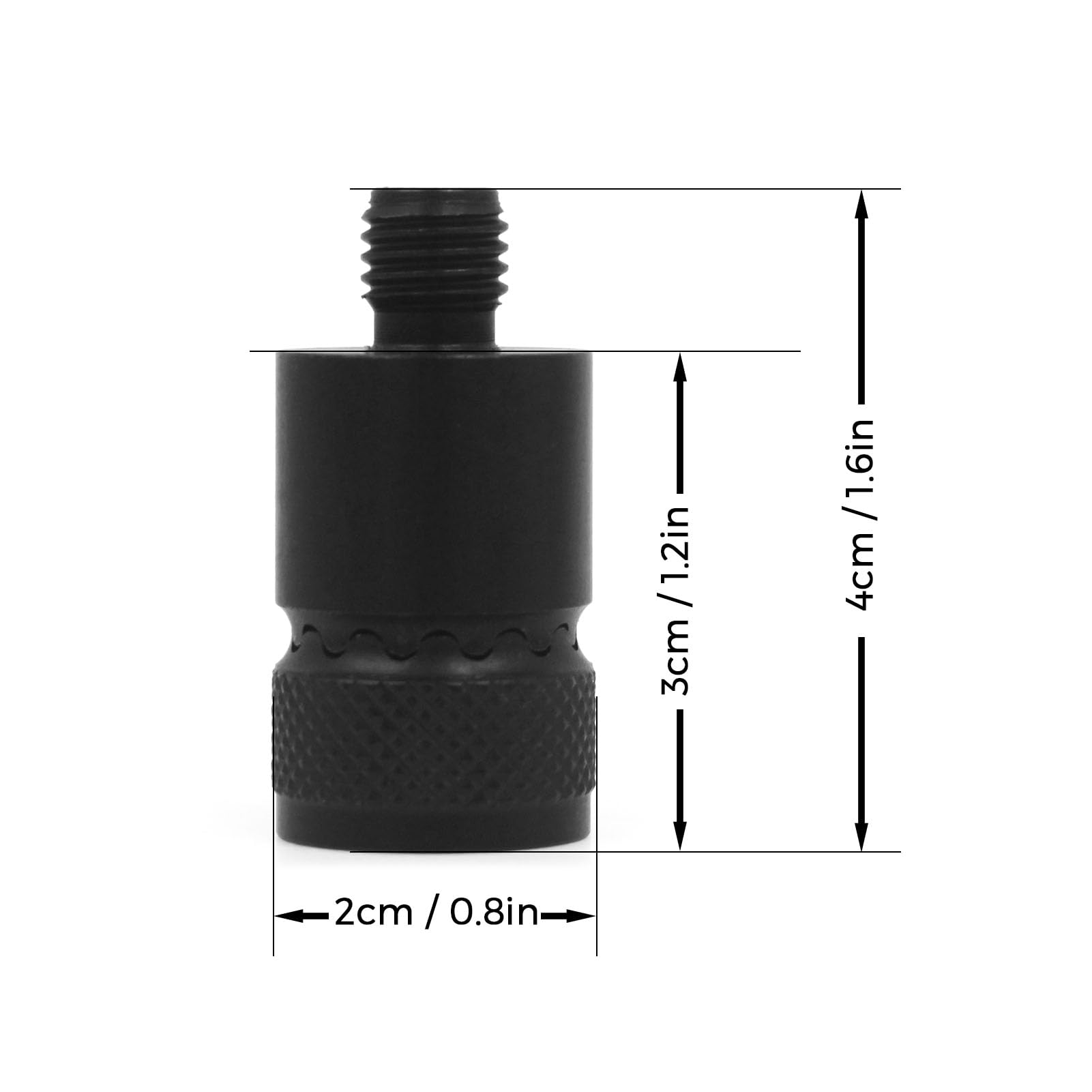Lixada compact size 2x4 cm keeps a lightweight preference for fishing setups.