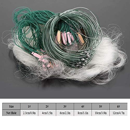 Lixada compact 75g net, easy to throw and sink