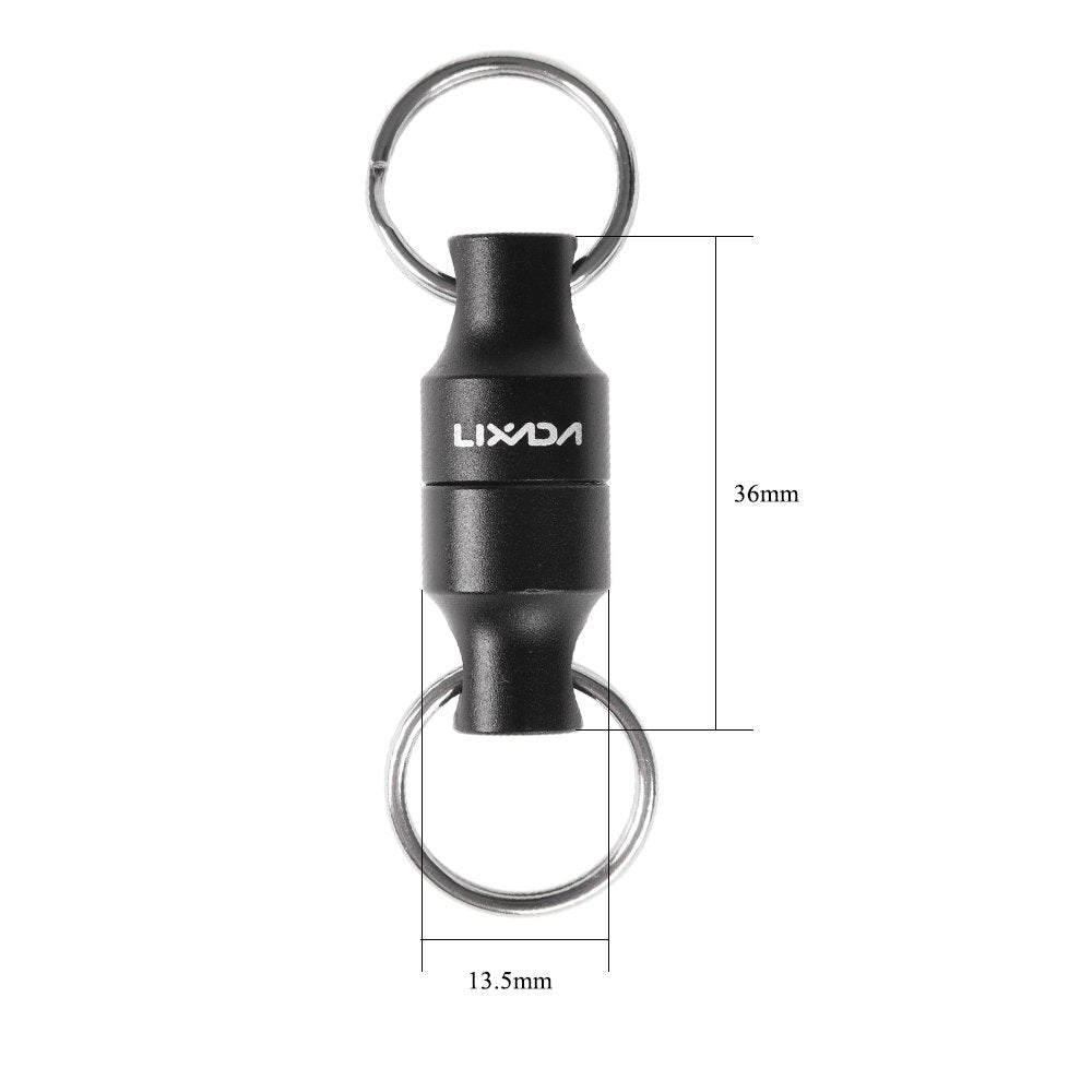 Lixada dense brush-ready clip remains secure in rugged waters.