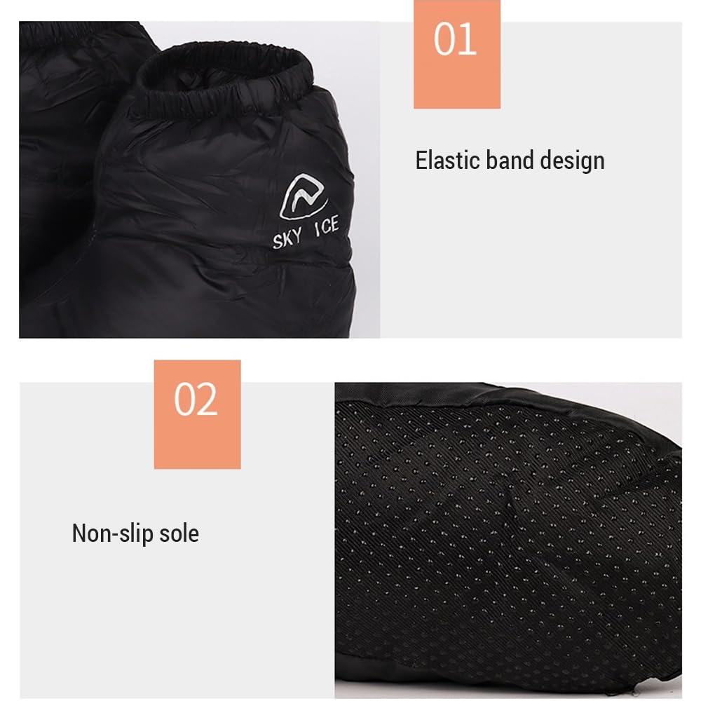 Lixada booties packaging includes a storage bag for travel
