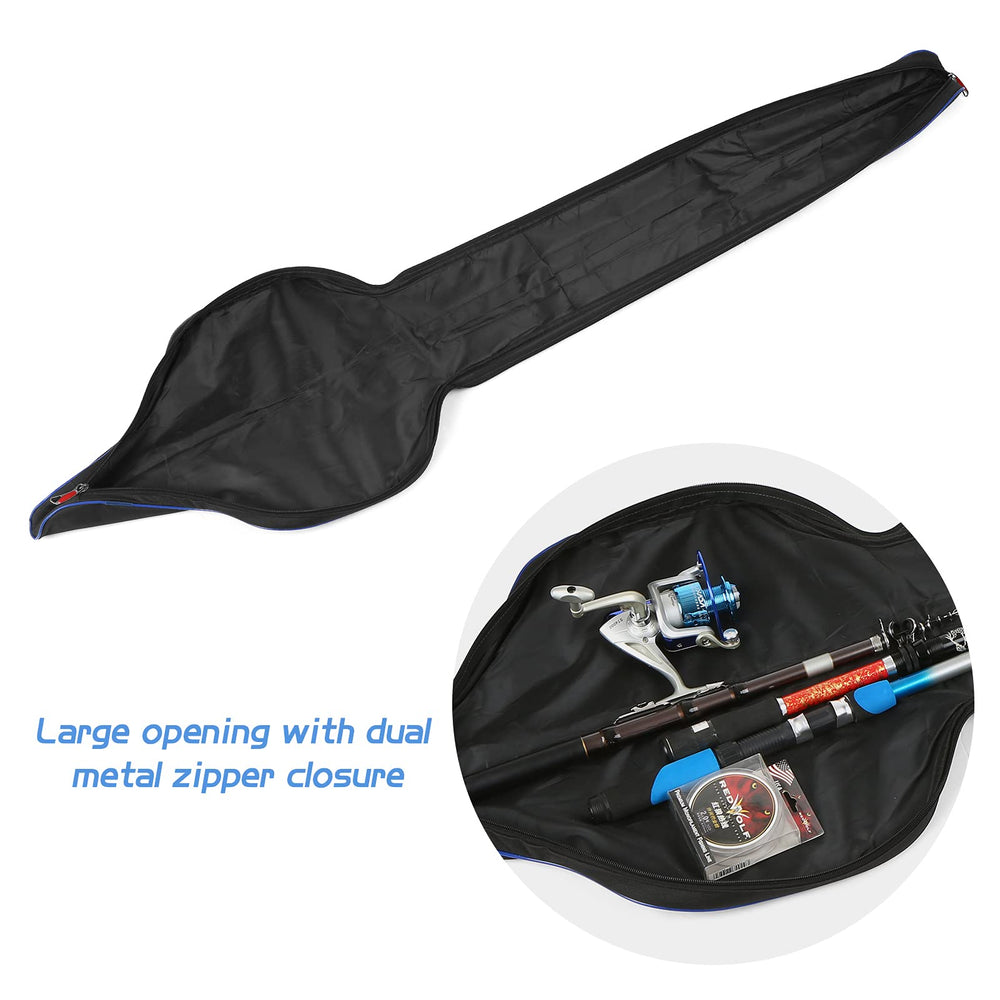 Lixada dual-metal zipper ensures smooth access to your gear.