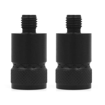 Lixada fishing alarm connector close-up shows rugged aluminum body and quick-release action for fast setup.