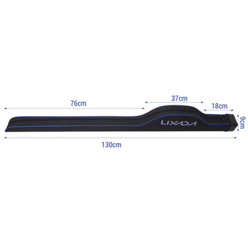 Lixada foldable sides save space when stored.