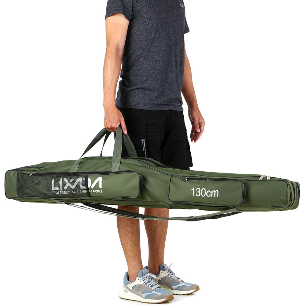 Lixada front pockets provide extra space for lures and tackle.