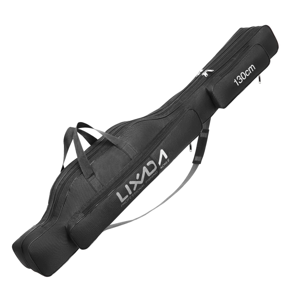 Lixada Fishing Rod Case - spacious compartments for organized gear on the go