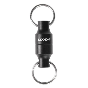Lixada fly fishing magnetic net clip in action for fast net release.
