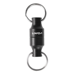 Lixada fly fishing magnetic net clip in action for fast net release.