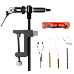Fly tying vise with 1mm max jaw opening for fly fishing