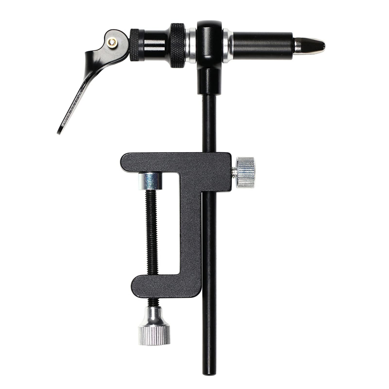 Bobbin needle for knotting and trimming