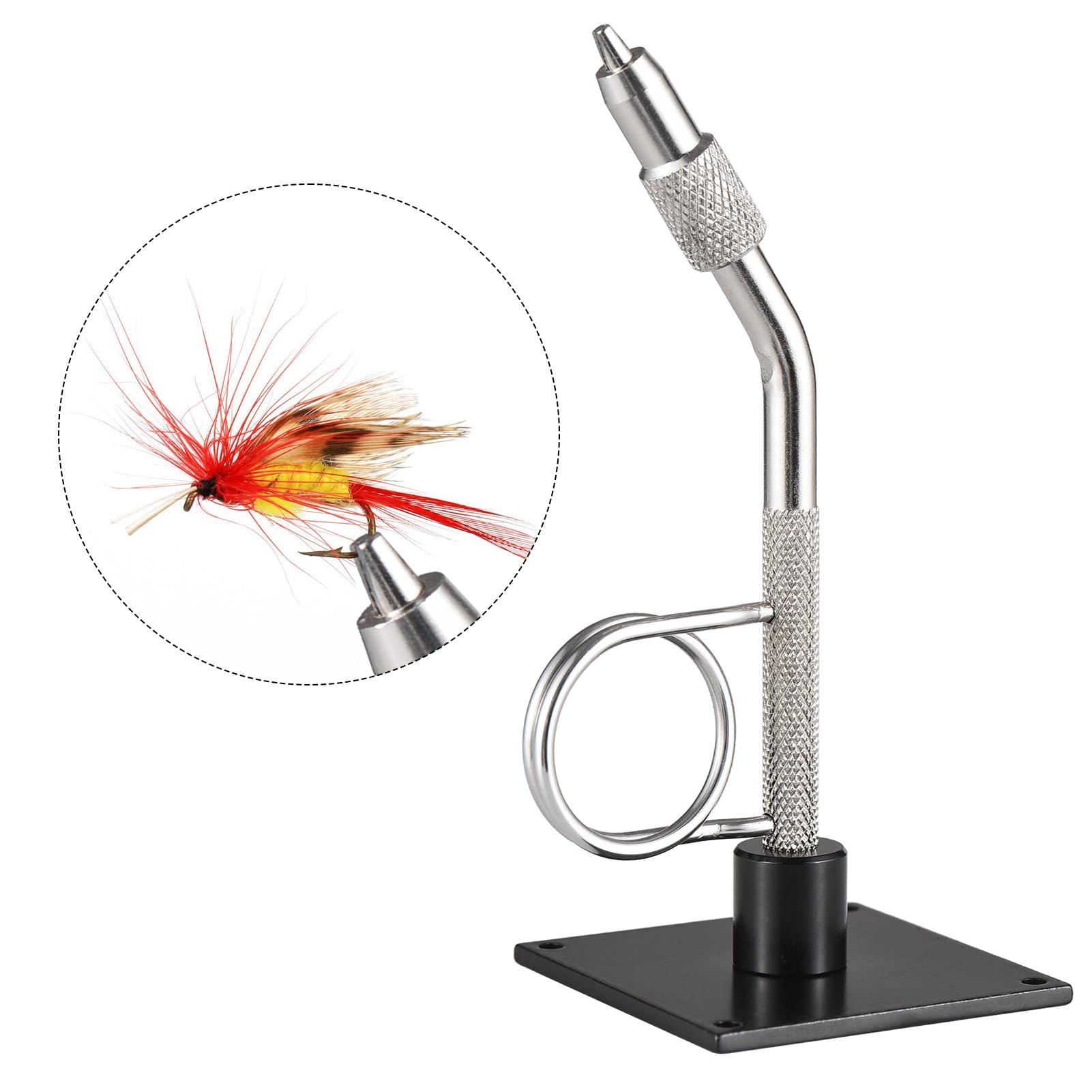 Lixada fly tying vise supports outdoor and travel tying sessions.