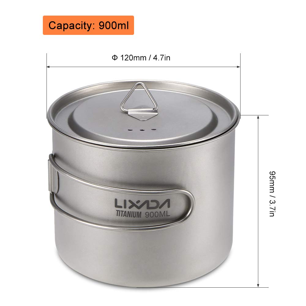 Lixada foldable handle cup enables compact packing after meals.