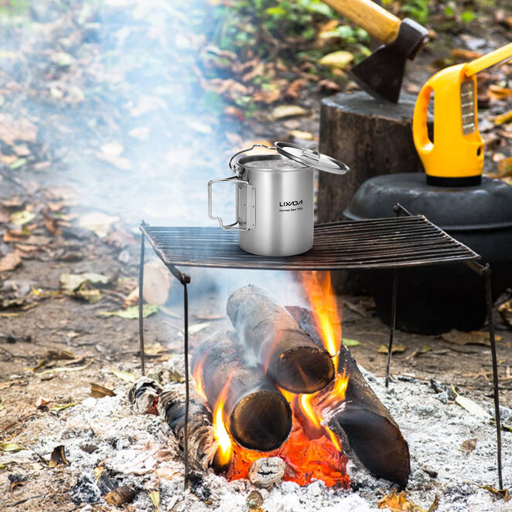 Lixada foldable spoon included enhances on trail meals