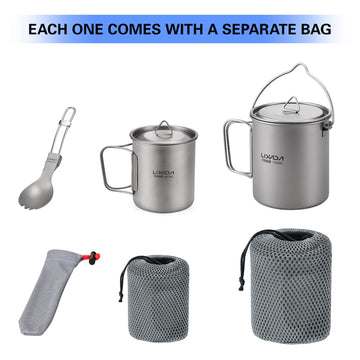 Lixada folding handle on cup for easy storage