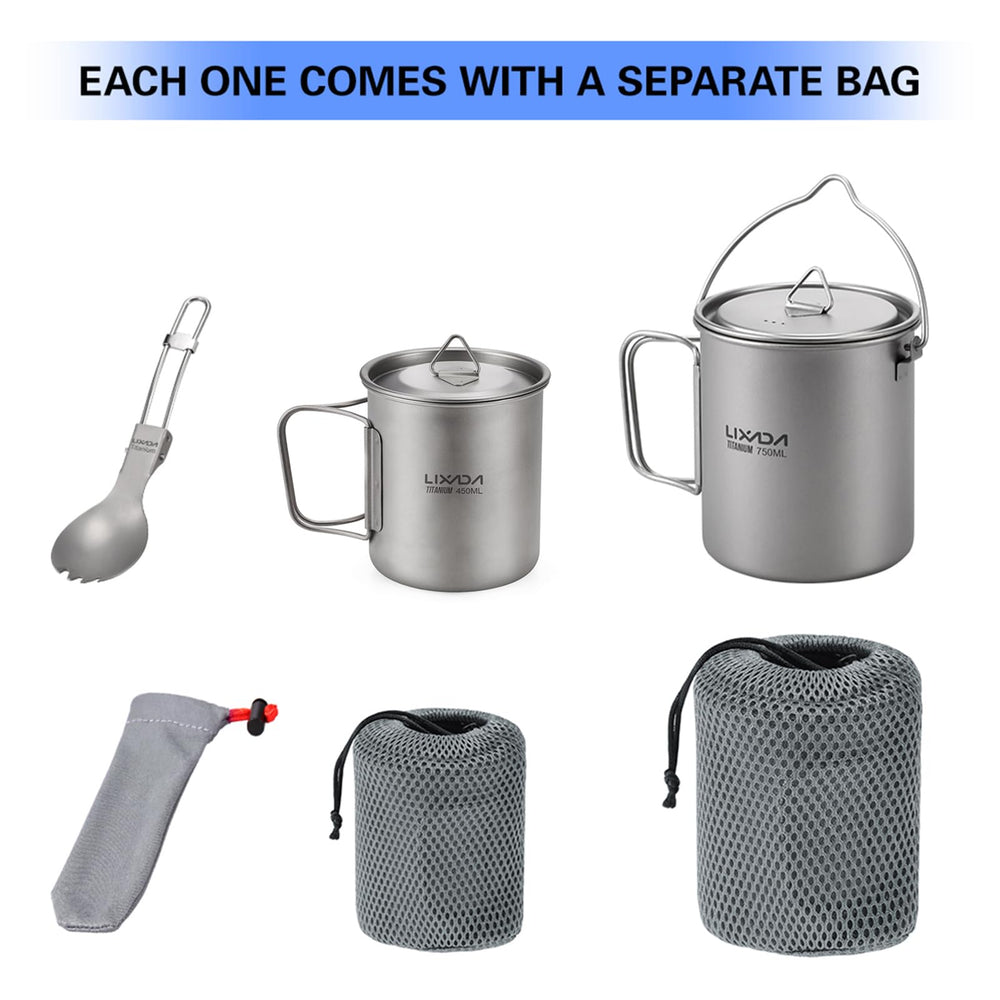 Lixada folding handle on cup for easy storage