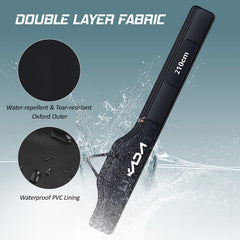 Lixada front pocket for tackle organization and quick access