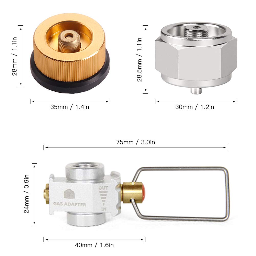 Lixada Gas Saver Plus compact design fits easily in a gear bag