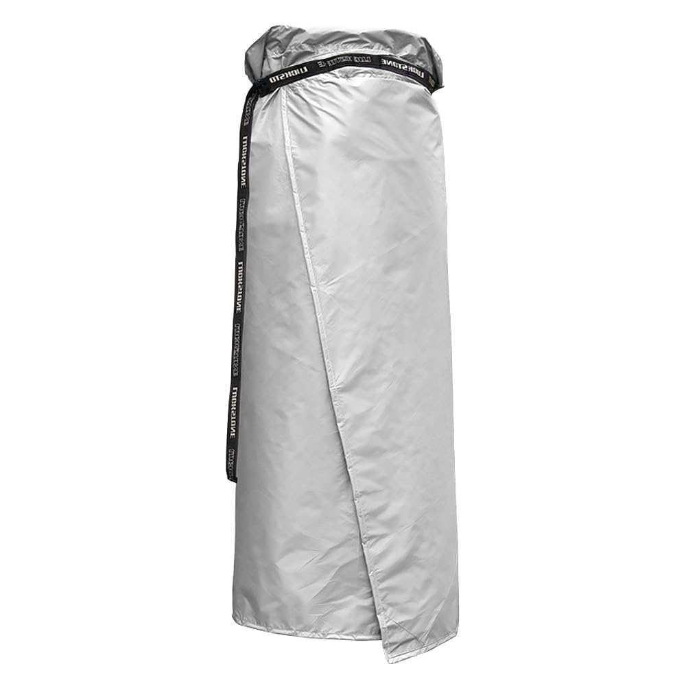 Lixada Half Body Rain Skirt in waterproof nylon keeps legs dry on hiking trails.