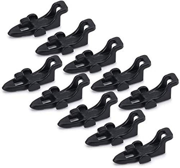 Lixada hook keeper set on rod for secure lure storage