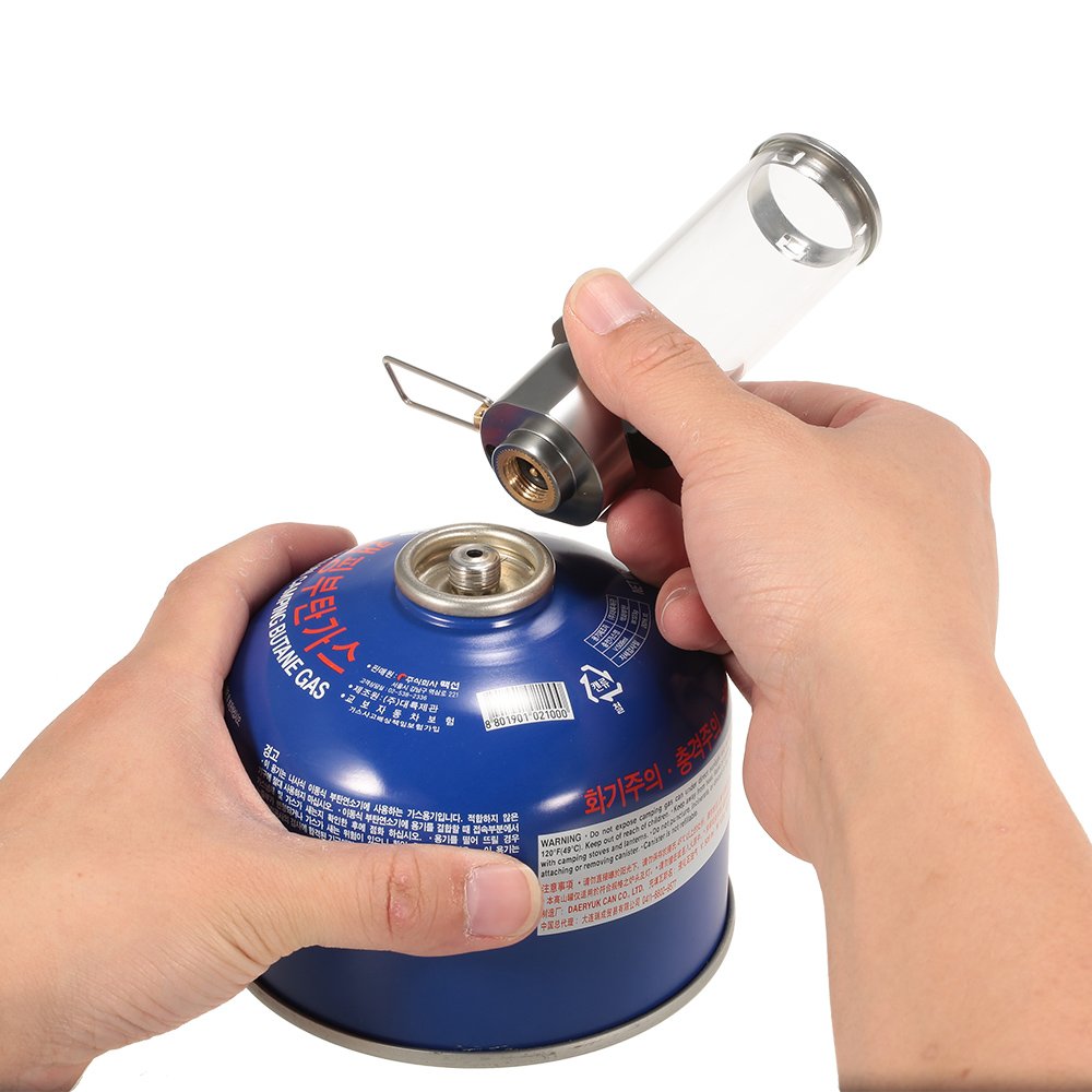 Lixada lamp light butane lantern windproof design for outdoor reliability