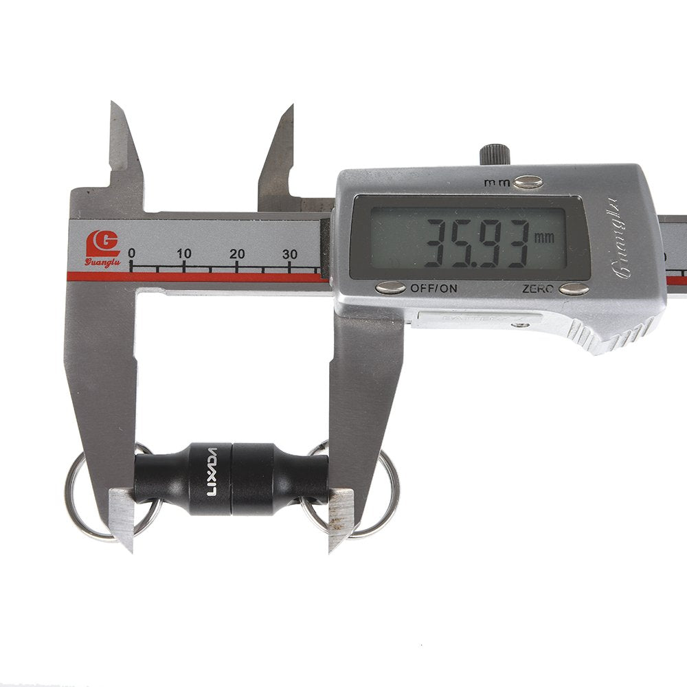 LIXADA magnetic holder attaches to a vest D-ring loop